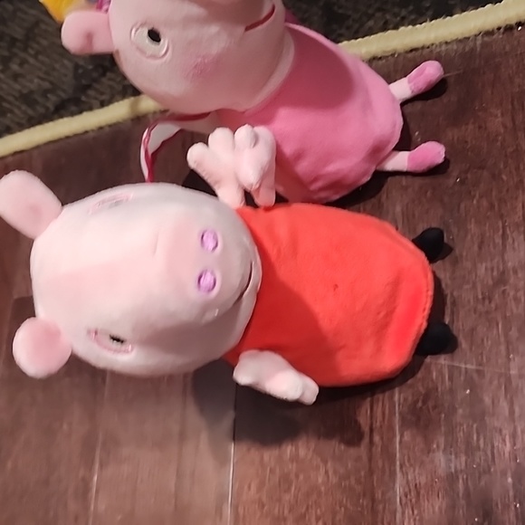 Ty Beannie Babies Peppa Pig 2 pcs - Picture 2 of 4